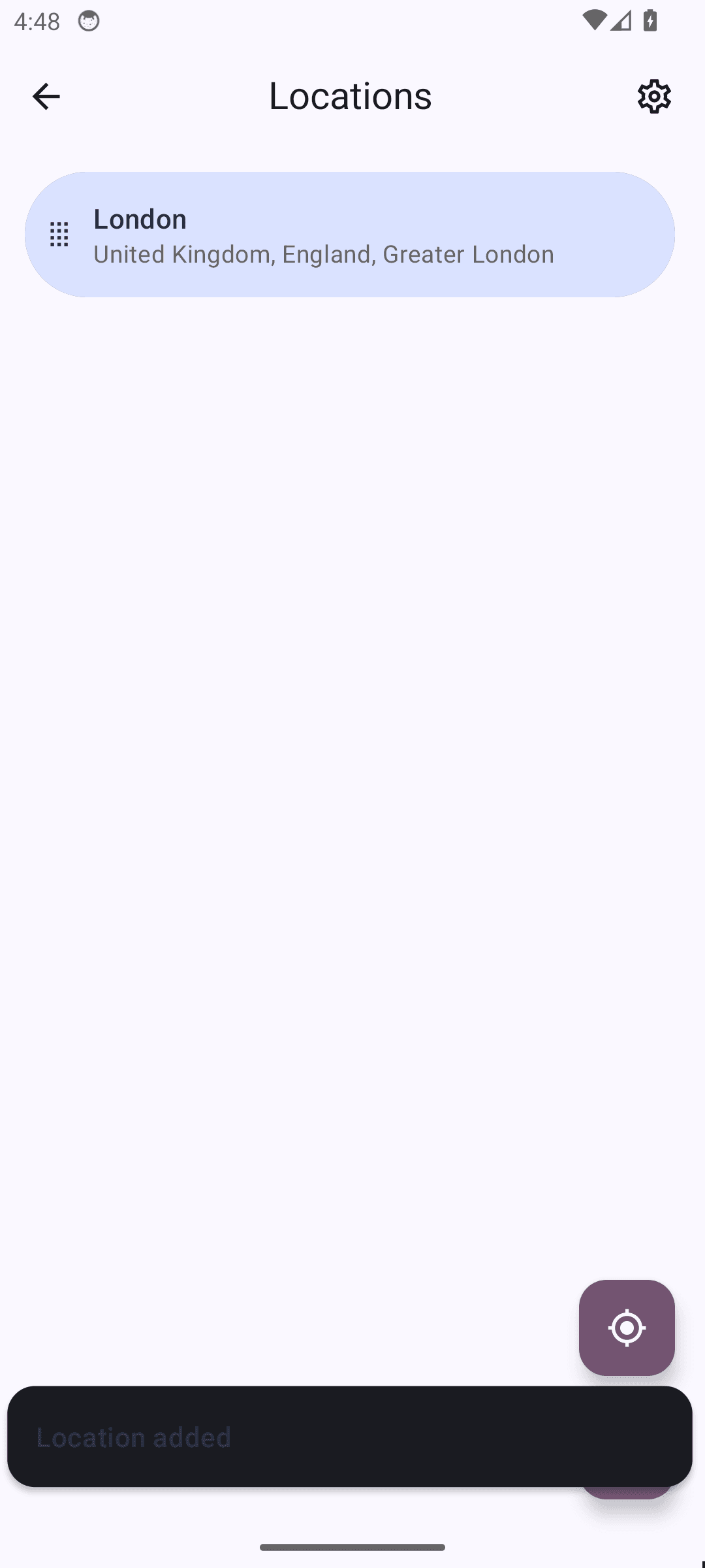 Breezy Weather: Controls are too small to tap reliably