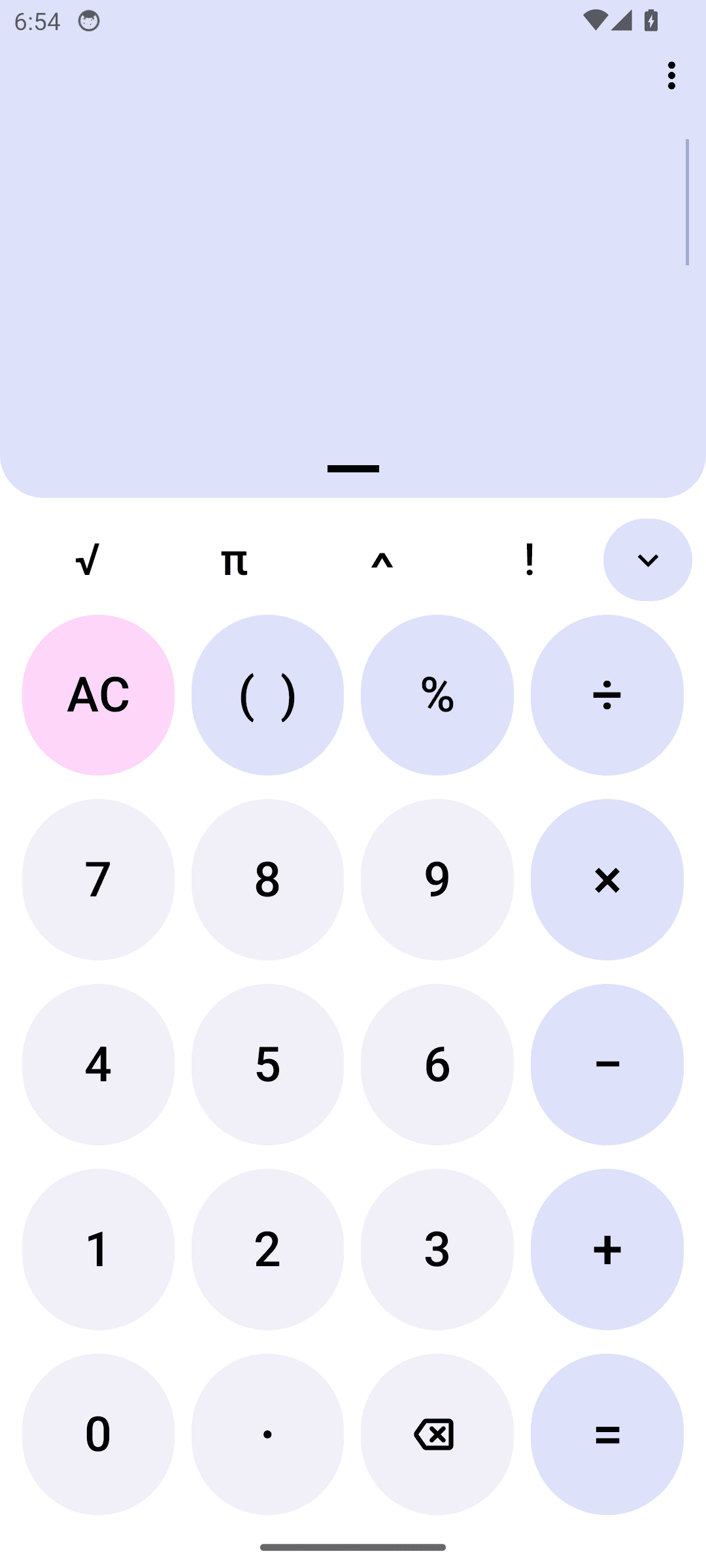 Opencalculator: Controls a screen reader cannot announce