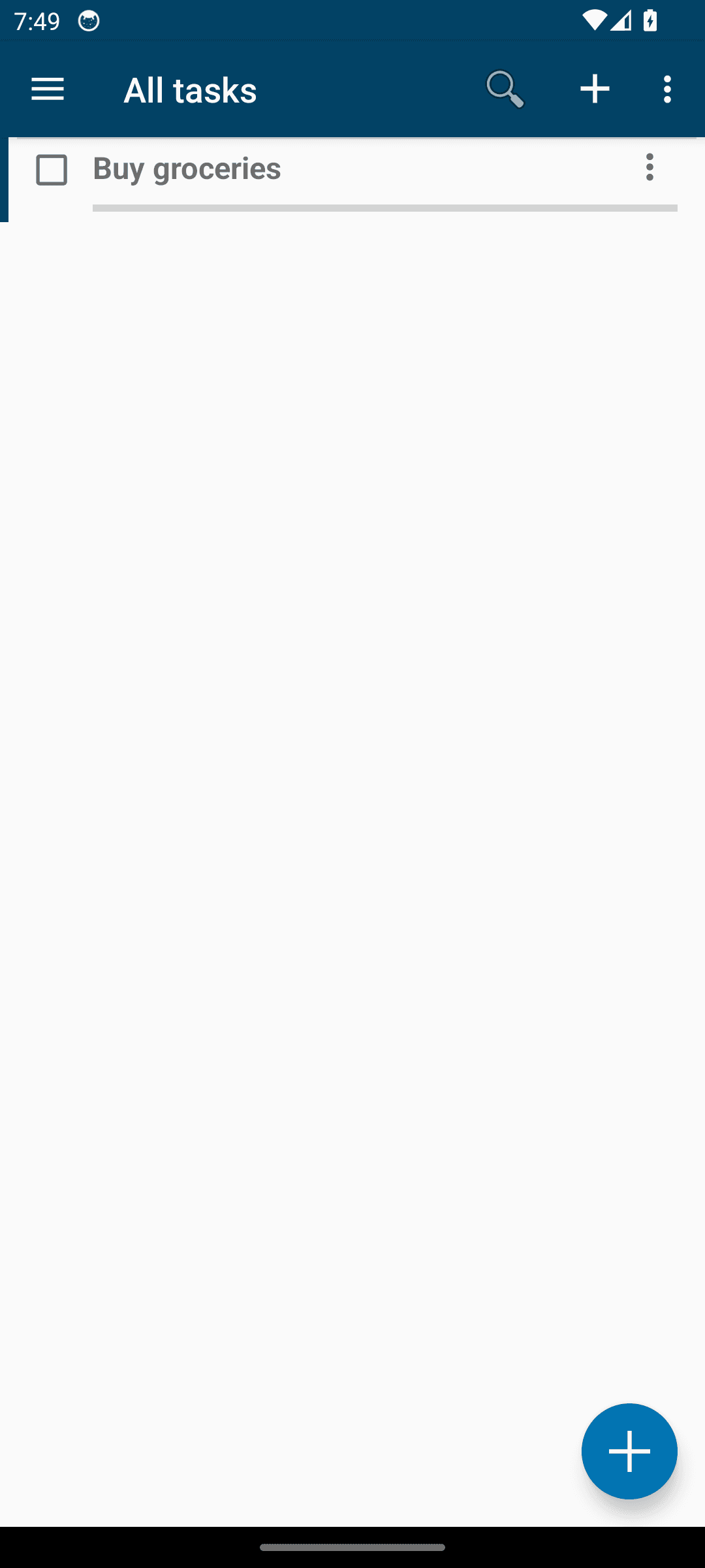 Privacy_Friendly_Todolist: Controls a screen reader cannot announce