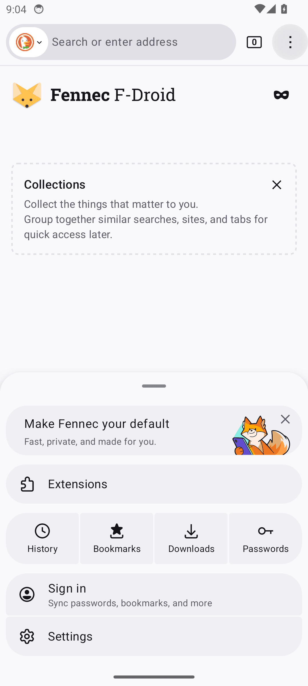 Fennec: Controls are too small to tap reliably